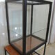 Antique all-sided showcase