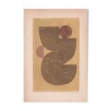 Painting on paper - illustration M342 - by Eawy