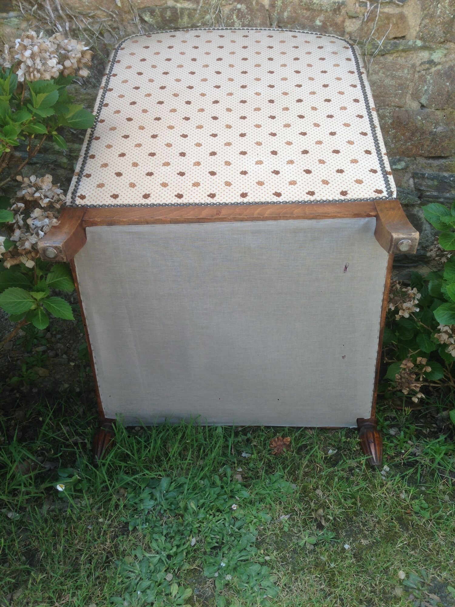 Pair of beech armchairs 1930