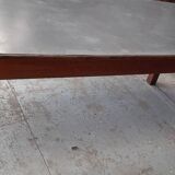 Table de ferme zinc.