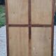 Parisian 2-door wardrobe in oak and poplar from the 1950s