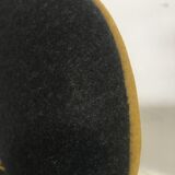 Golden black roneo chair restored to new