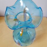 Millefiori Murano collar vase