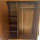 Vintage wardrobe with compass feet