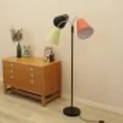 Danish floor lamp with three adjustable arms, metal construction, 2000s
