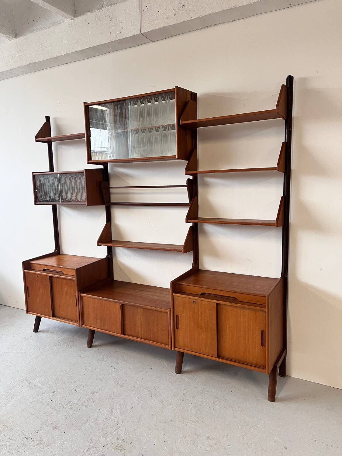 Teak Bookcase by Aandal Møbler, 1960’s Norway
