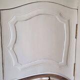 Rococo white foam wood secretary