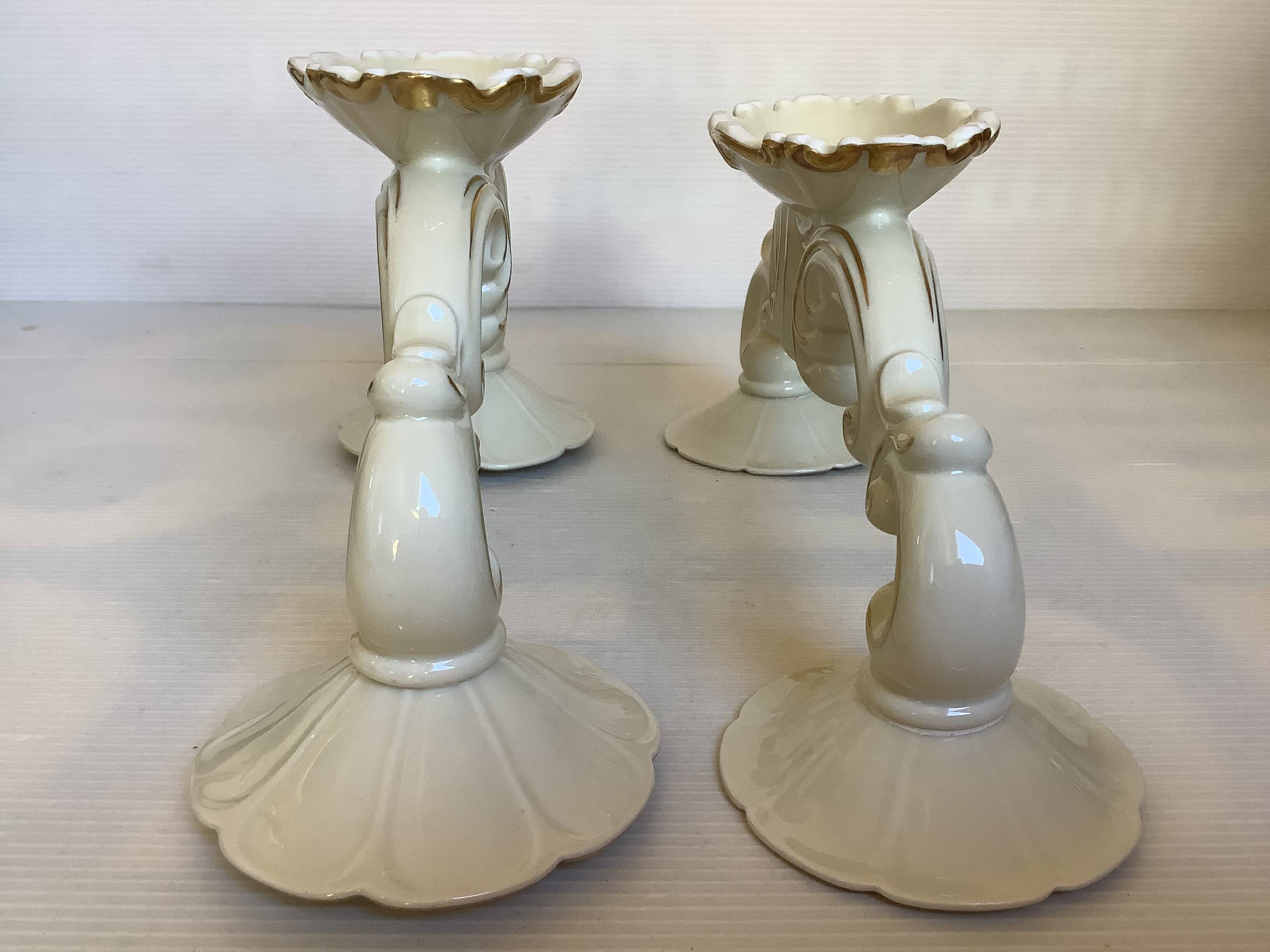 Pair of double candlesticks Bavaria Edelstein
