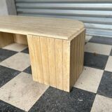Vintage travertine coffee table