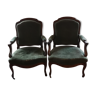 Pair of convertible chairs