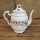 Teapot and its vintage porcelain milk jar