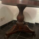 Gueridon table, 19th century, marble and mahogany