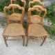 chaises en bois