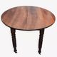 19th-century Louis Philippe walnut drop-leaf table.