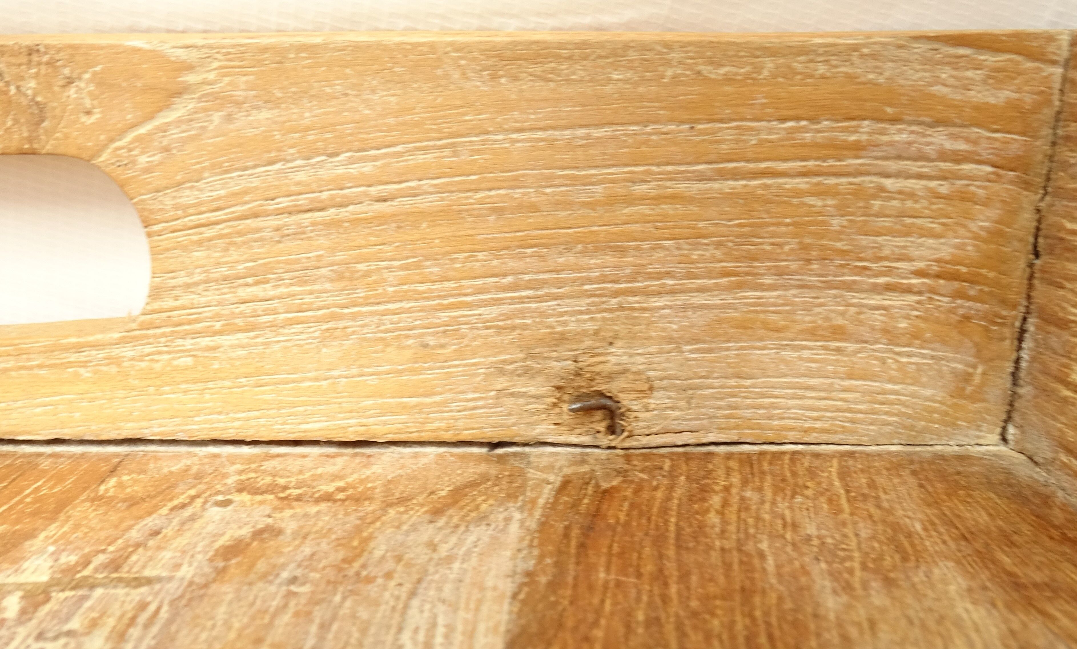 Solid wood bakery tray