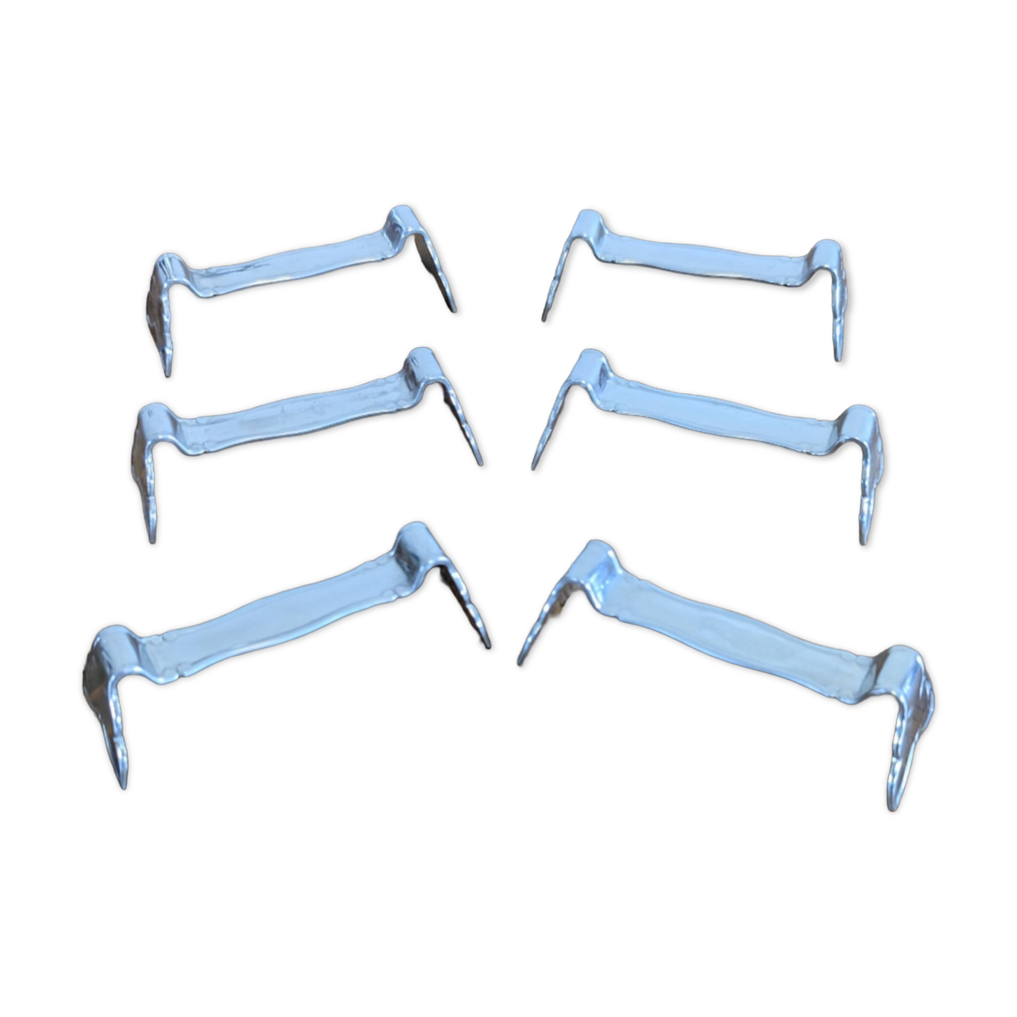 Jean Couzon knife rests – set of 6 – elegant design – vintage silver