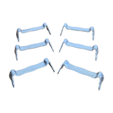 Jean Couzon knife rests – set of 6 – elegant design – vintage silver