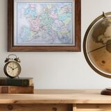 Feudal Europe, original map printed in 1879.