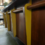 1950s oak and Formica bar