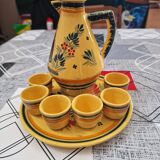 Henriot Quimper liqueur service