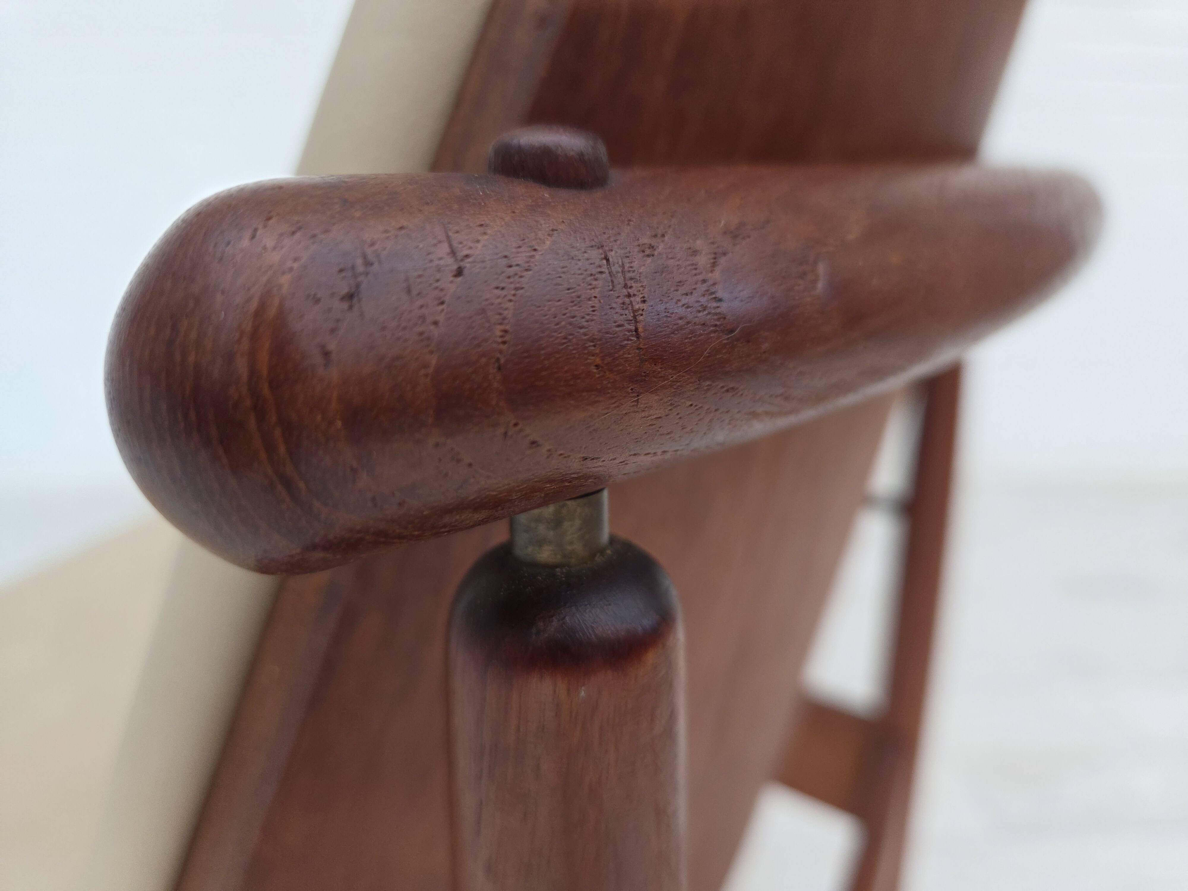 1960s, Danish design by Arne Vodder, set of 3 chairs, teak wood, furniture