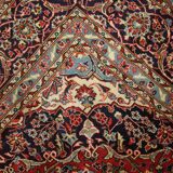 Vintage Persian Rug Handwoven Oriental Kashan Carpet- 362x244cm