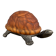 Lampe tortue bronze et pâte de verre