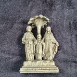 Religious statuette The Holy Family ND of LOURDES early 20th century - In regula