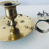 Old candle holder with handle