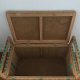 Rattan toy chest