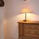 Solid brass helix lamp