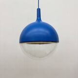 Vintage Space Age Blue Ceiling Lamp Väster by Knut Hagberg for Ikea, Sweden