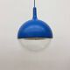 Vintage Space Age Blue Ceiling Lamp Väster by Knut Hagberg for Ikea, Sweden