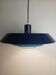 Blue metal trivet, Bent Karlby for Lyfa, Denmark 1960