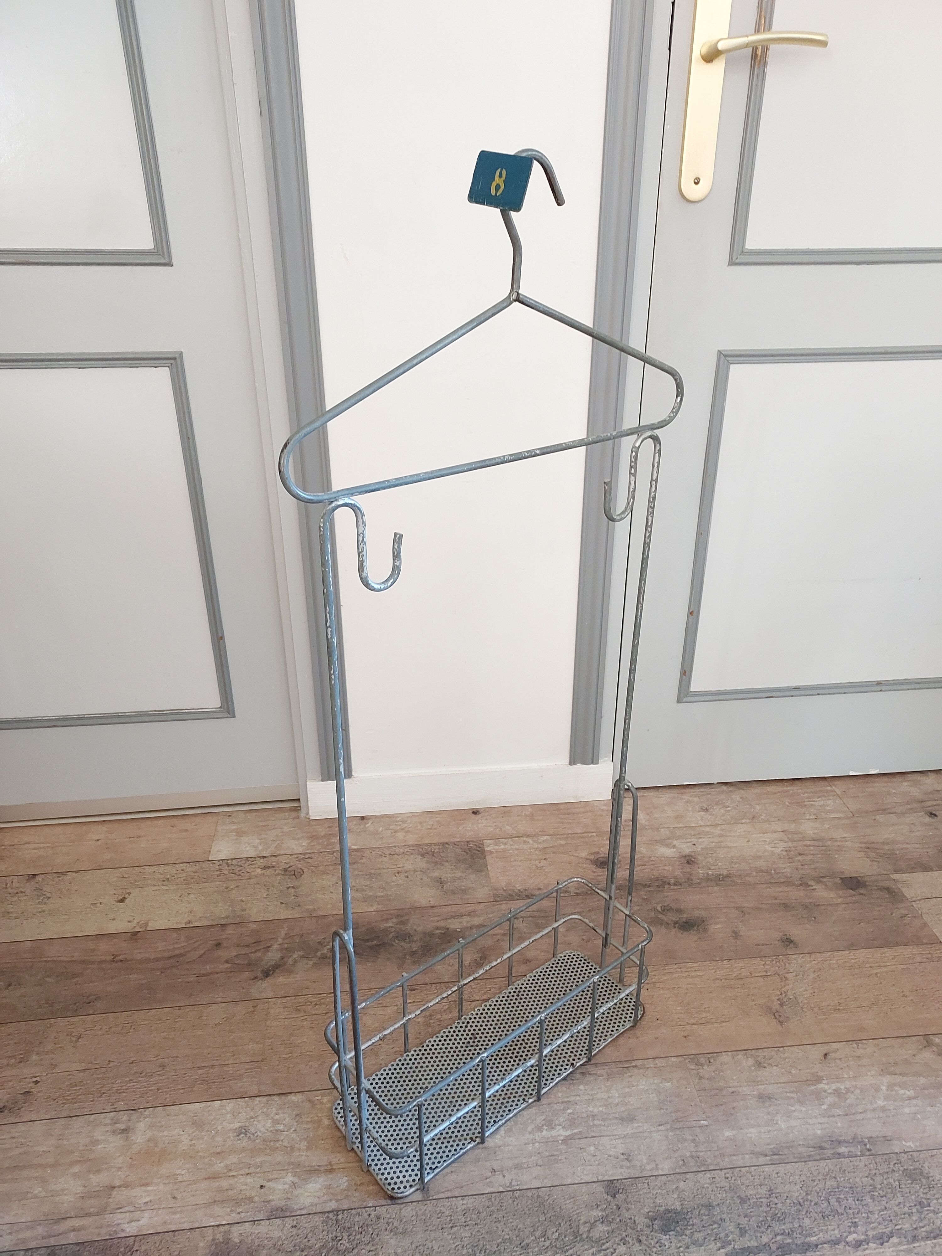 Antique perforated metal pool jack