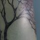 Vase with painted decoration signed Jem Joseph Mure