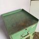 Cabinet with 1 door and 1 industrial metal drawer, 1950