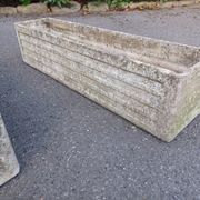 Pair of planters, eternit fiber cement concrete, 50's