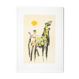 Naked Rider, Colour Lithograph on Paper, 63 x 88 cm