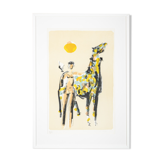 Naked Rider, Lithographie couleur sur papier, 63 x 88 cm