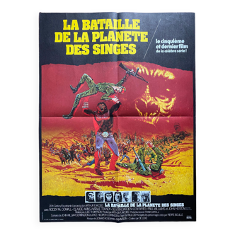 Affiche cinéma La Bataille de la planète des singes 1976