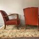 Pair of club armchairs 40s