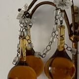 Pair of murano stamps and 1950 crystals