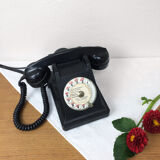 Old phone in black Bakelite
