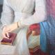 Portrait Of A Young Woman With A Book, Oil On Canvas, Italy, 19th Century