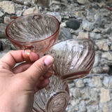 Cups + saucers • Arcoroc, rosaline