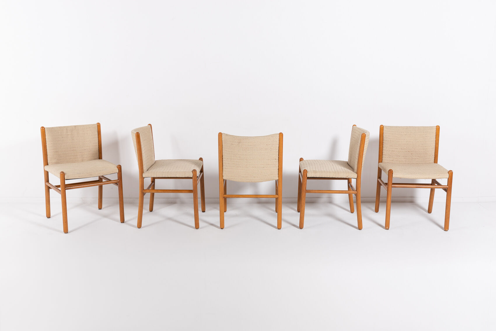 Set of 5 chairs 'Nuela' by Gianfranco Frattini Italy 1970