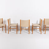 Set of 5 chairs 'Nuela' by Gianfranco Frattini Italy 1970