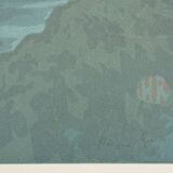 Henri RIVIERE: Brittany, First Quarter, Original signed lithograph