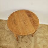 Round wooden table